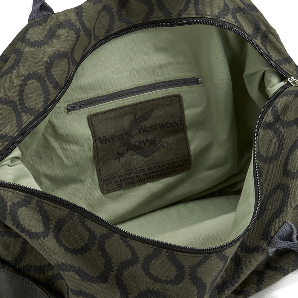 Vivienne Westwood Women's Squiggle Weekender Bag - Green