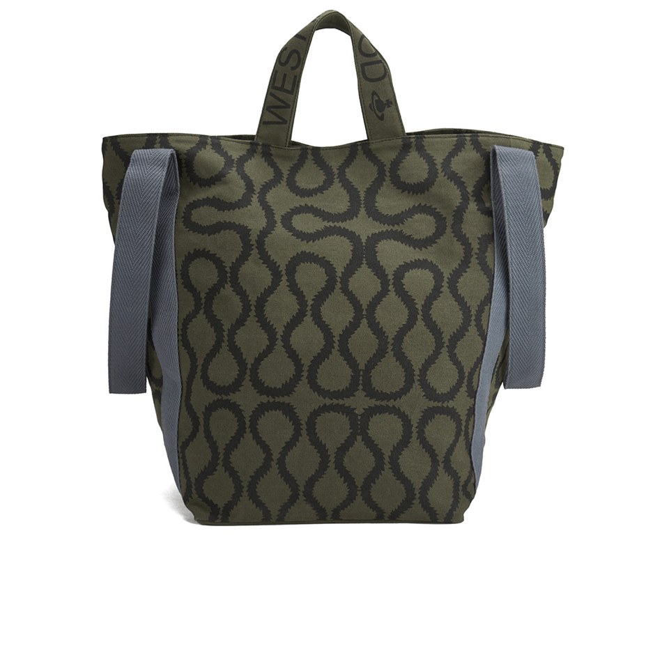 Vivienne Westwood Squiggle Holdall Bag Green