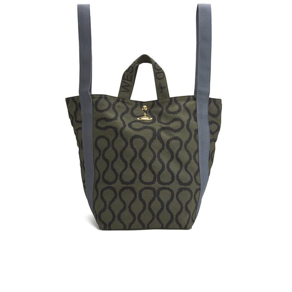 Vivienne Westwood Squiggle Holdall Bag Green