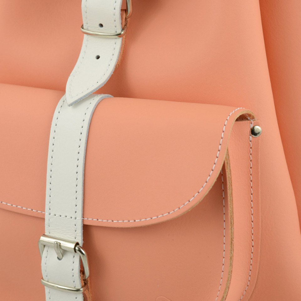 Grafea Women's Apricot Baby Backpack - Peach/White