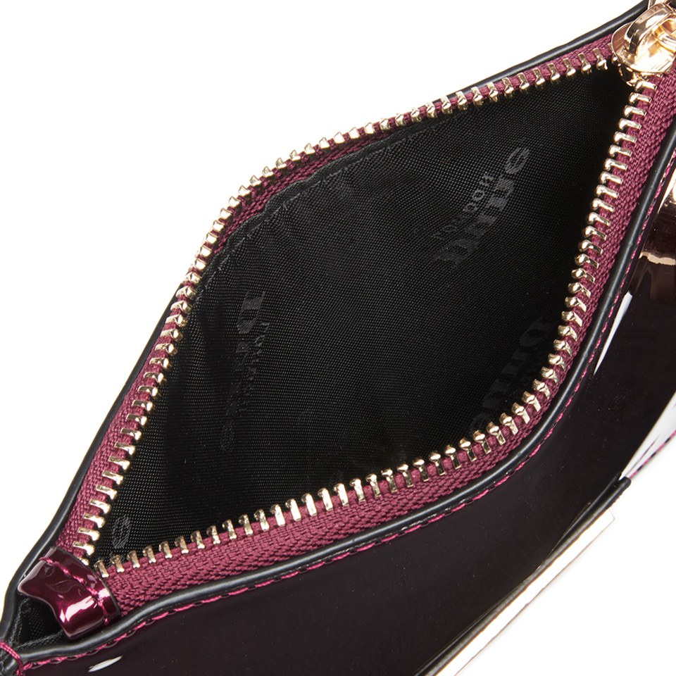 Berry patent clutch bag sales
