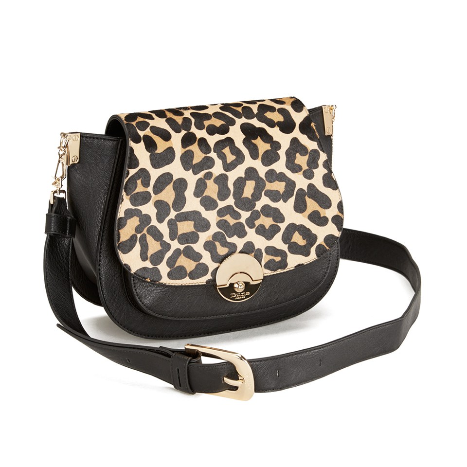 Dune Delphine Cross Body Bag - Leopard