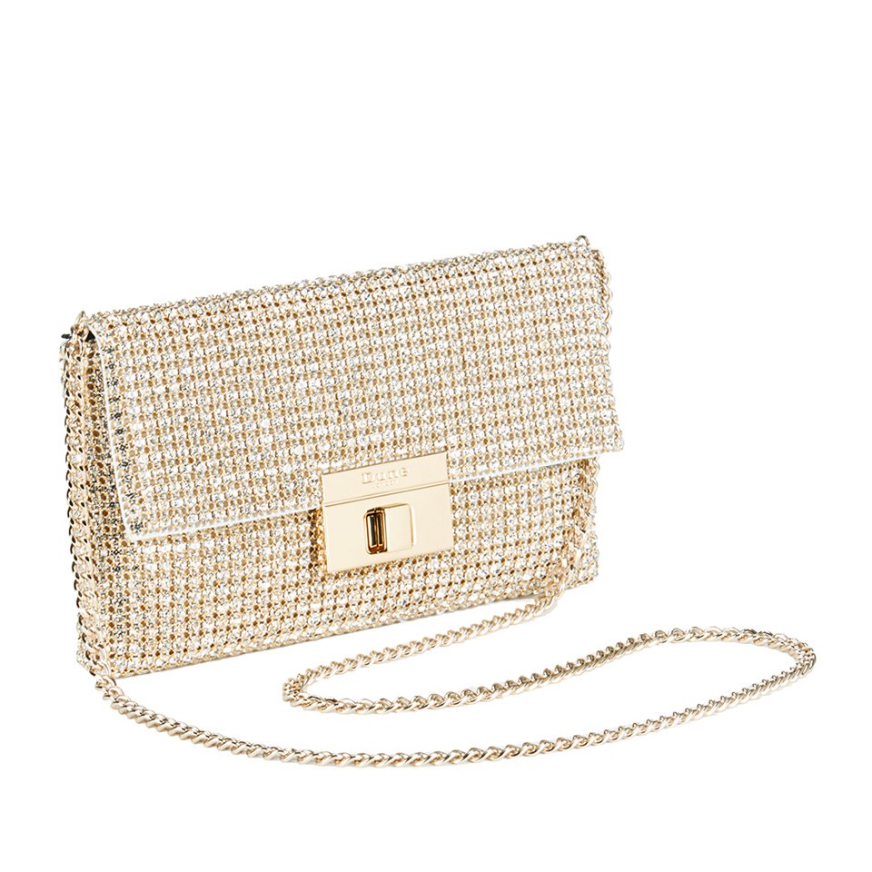Dune Elizabeth Clutch Bag - Gold