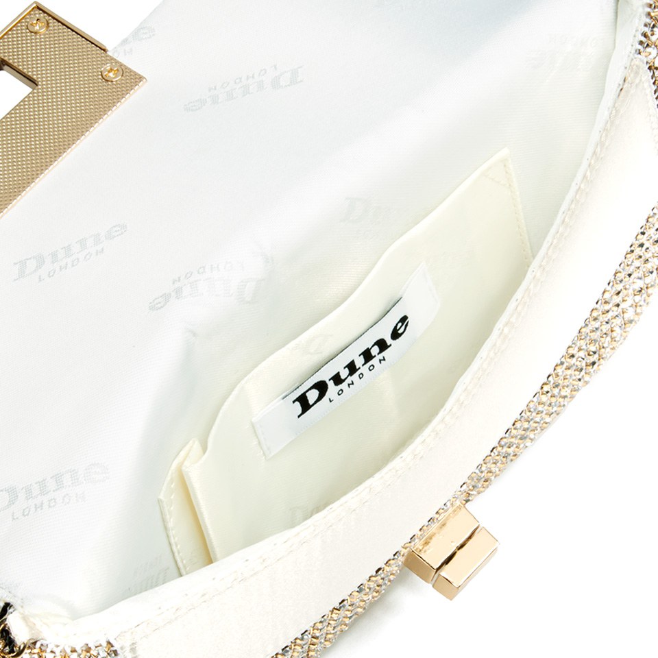 Dune Elizabeth Clutch Bag - Gold