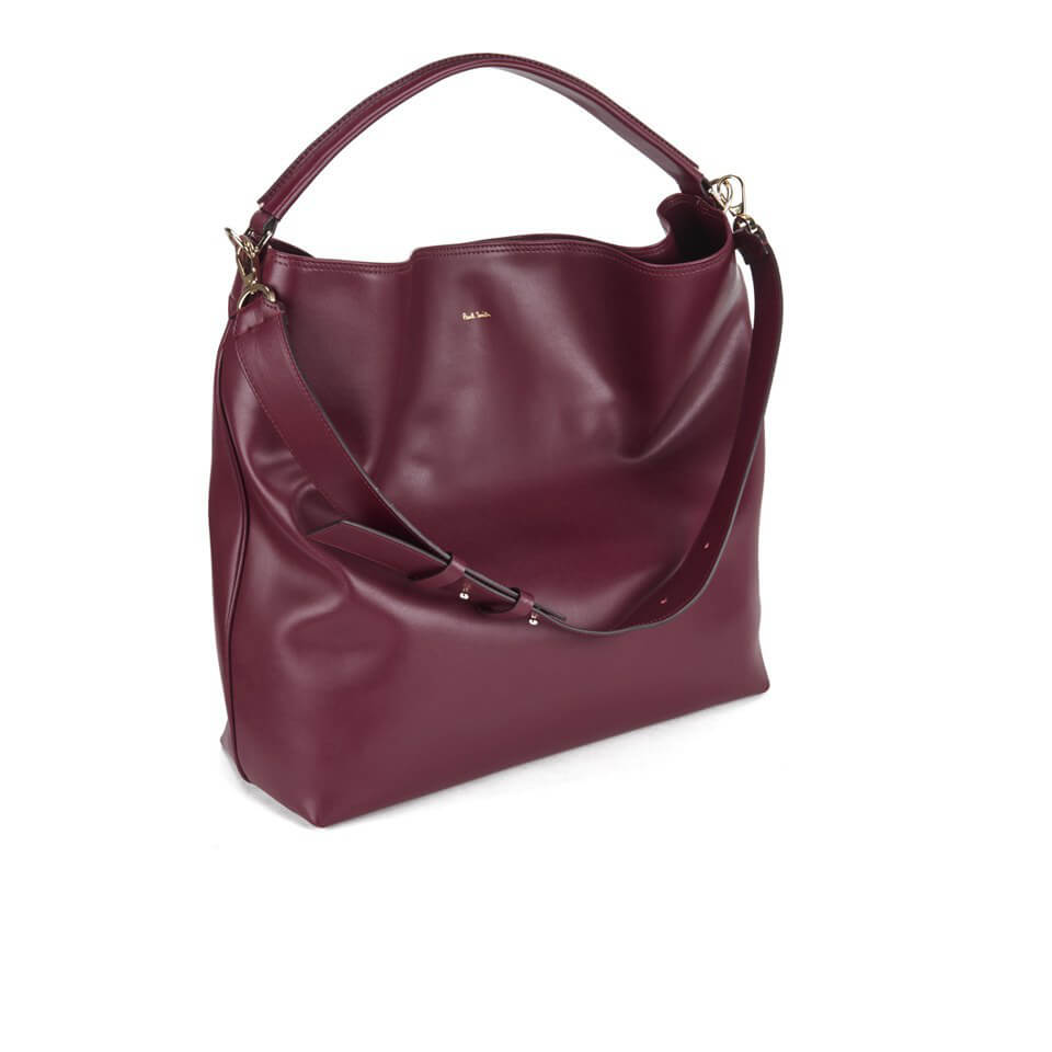 Paul Smith Accessories Women's Leather Hobo Bag - Burgundy