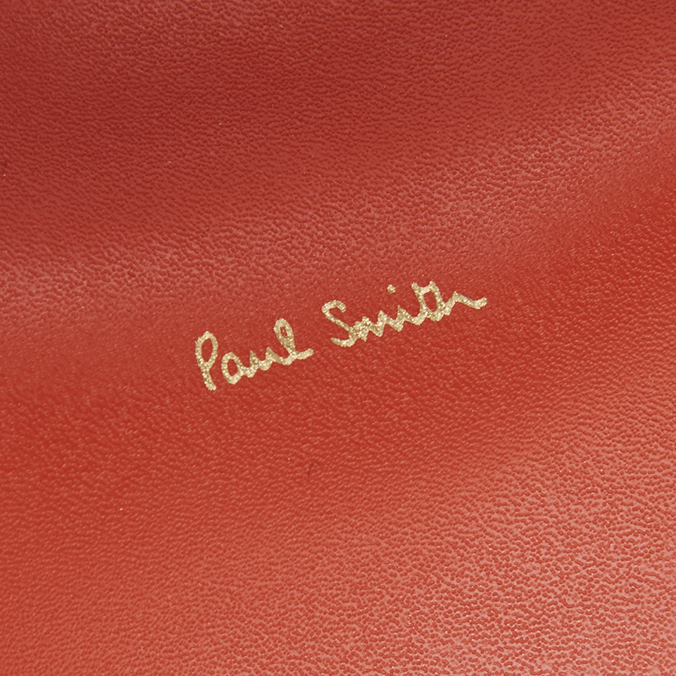 Paul Smith Accessories Women's Leather Bowler Bag - Orange/Black