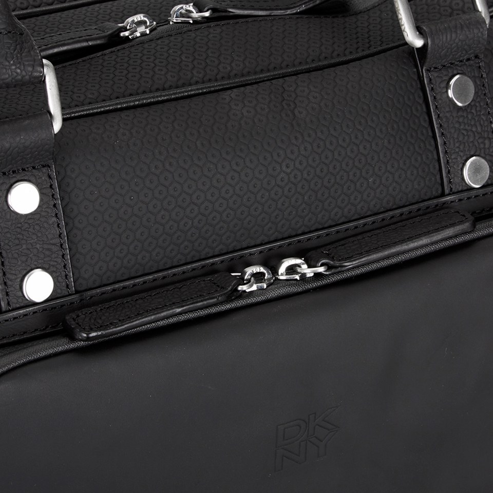 DKNY Holdall with Embossed Logo - Black