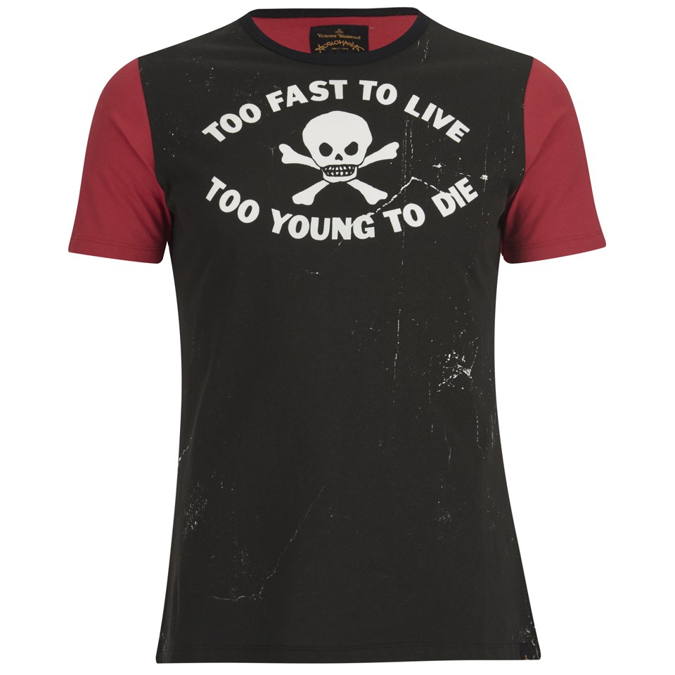 Vivienne Westwood Anglomania Men's Too Fast T-Shirt - Black - S | Coggles
