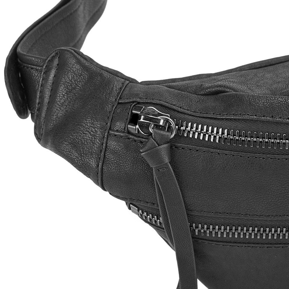 Yvonne Koné Women's Zipper Bum Bag - Black