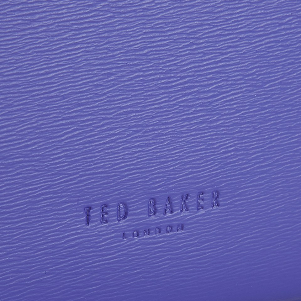 Ted Baker Women's Haileyz Zip Top Small Crosshatch Shopper Bag - Blue
