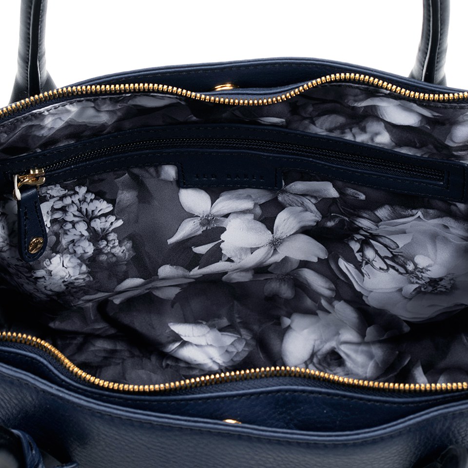 Ted Baker Women's Paige Casual Leather Large Tote Bag - Navy