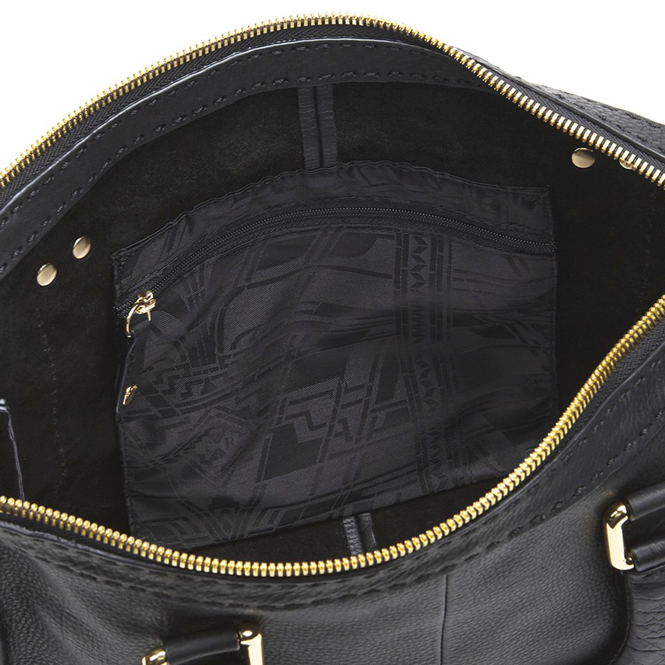 Ted Baker Women's Gaitory Exotic Trim Stab Stitch Tote - Black