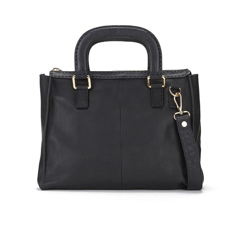 Ted Baker Women's Gaitory Exotic Trim Stab Stitch Tote - Black