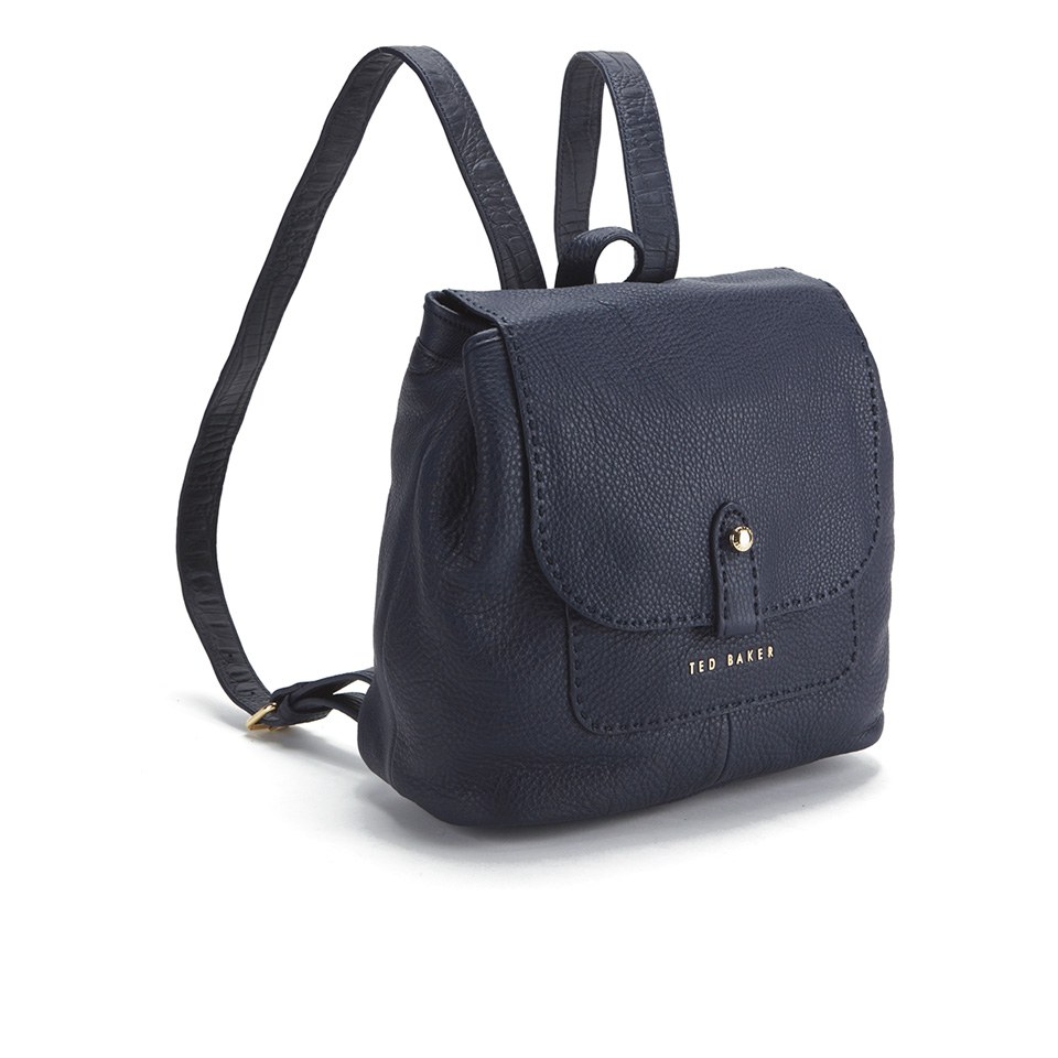 Ted Baker Women's Gaibel Exotic Stab Stitch Backpack - Navy
