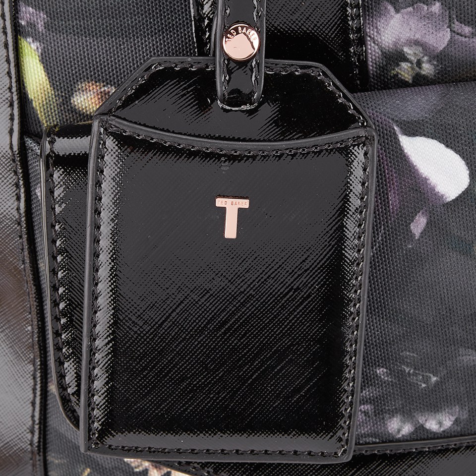 Ted Baker Women s Shaniya Shadow Floral Travel Bag Mid Grey