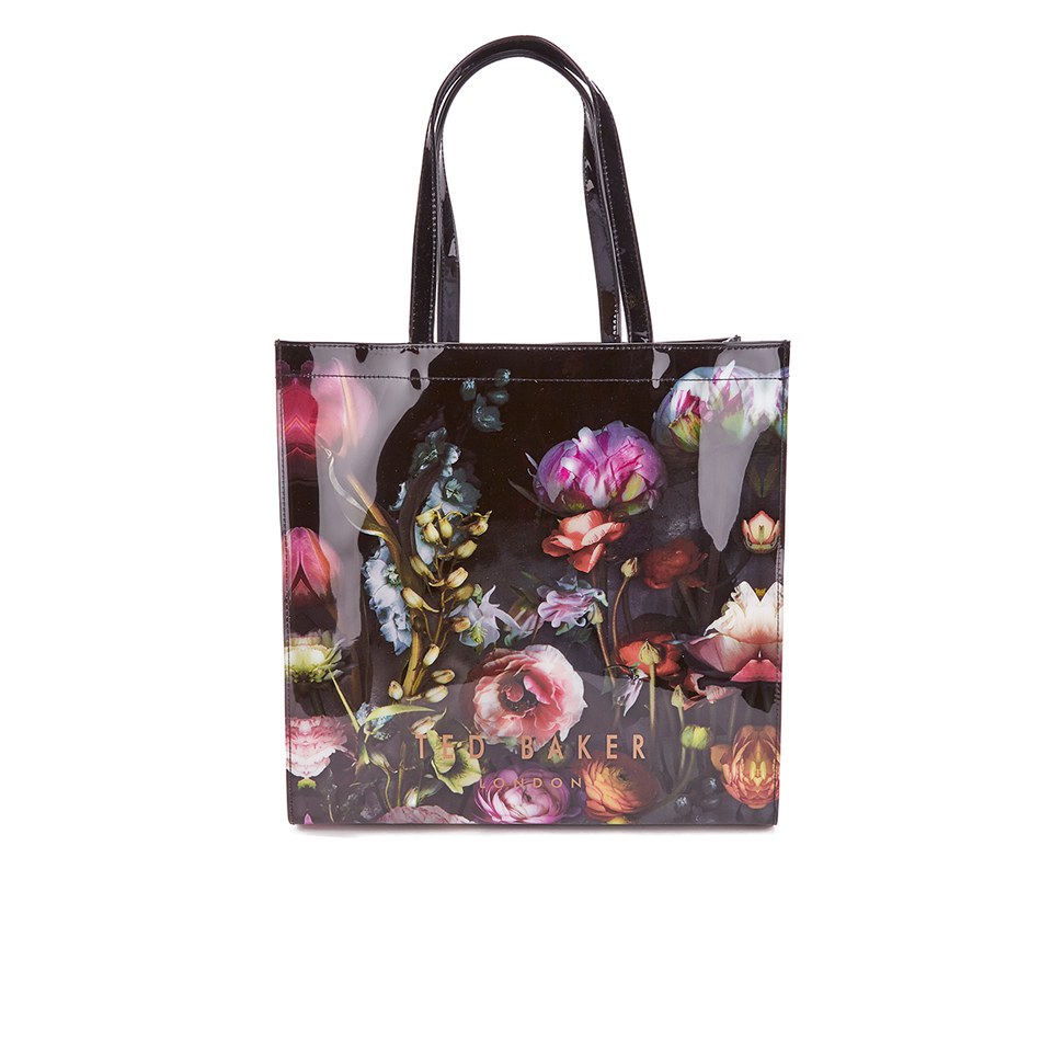 Ted Baker Women's Schocon Shadow Floral Large Icon Bag - Mid Grey