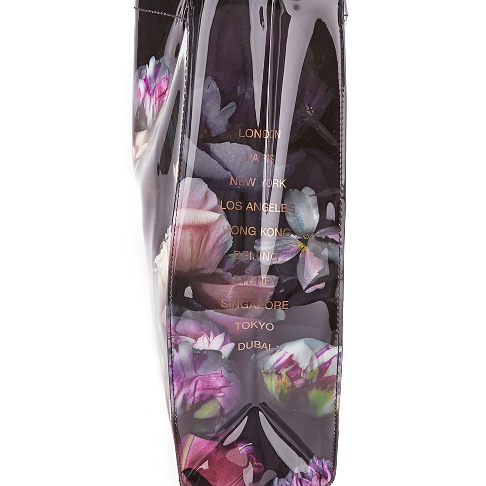 Ted Baker Women's Schocon Shadow Floral Large Icon Bag - Mid Grey