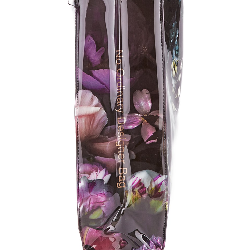Ted Baker Women's Schocon Shadow Floral Large Icon Bag - Mid Grey
