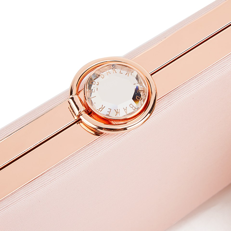 Ted Baker Women's Alivia Necklace Hardcase Clutch Bag - Pink