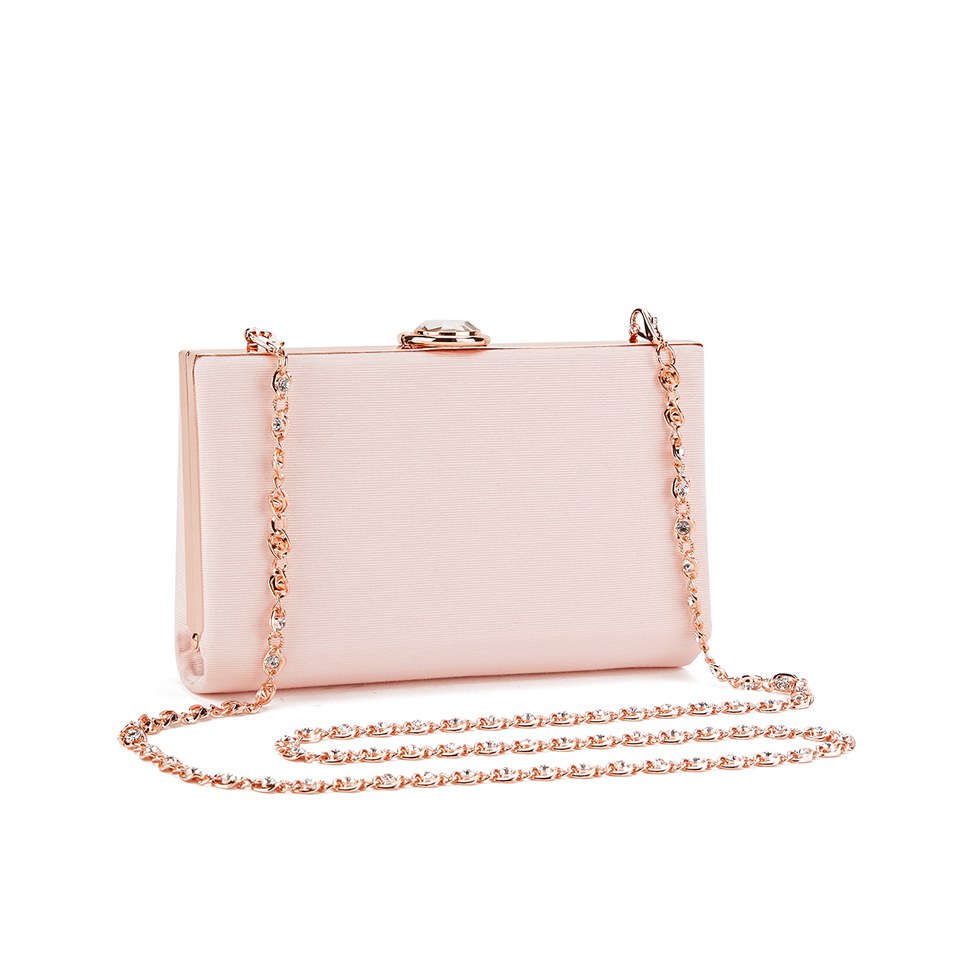 Ted Baker Women's Alivia Necklace Hardcase Clutch Bag - Pink