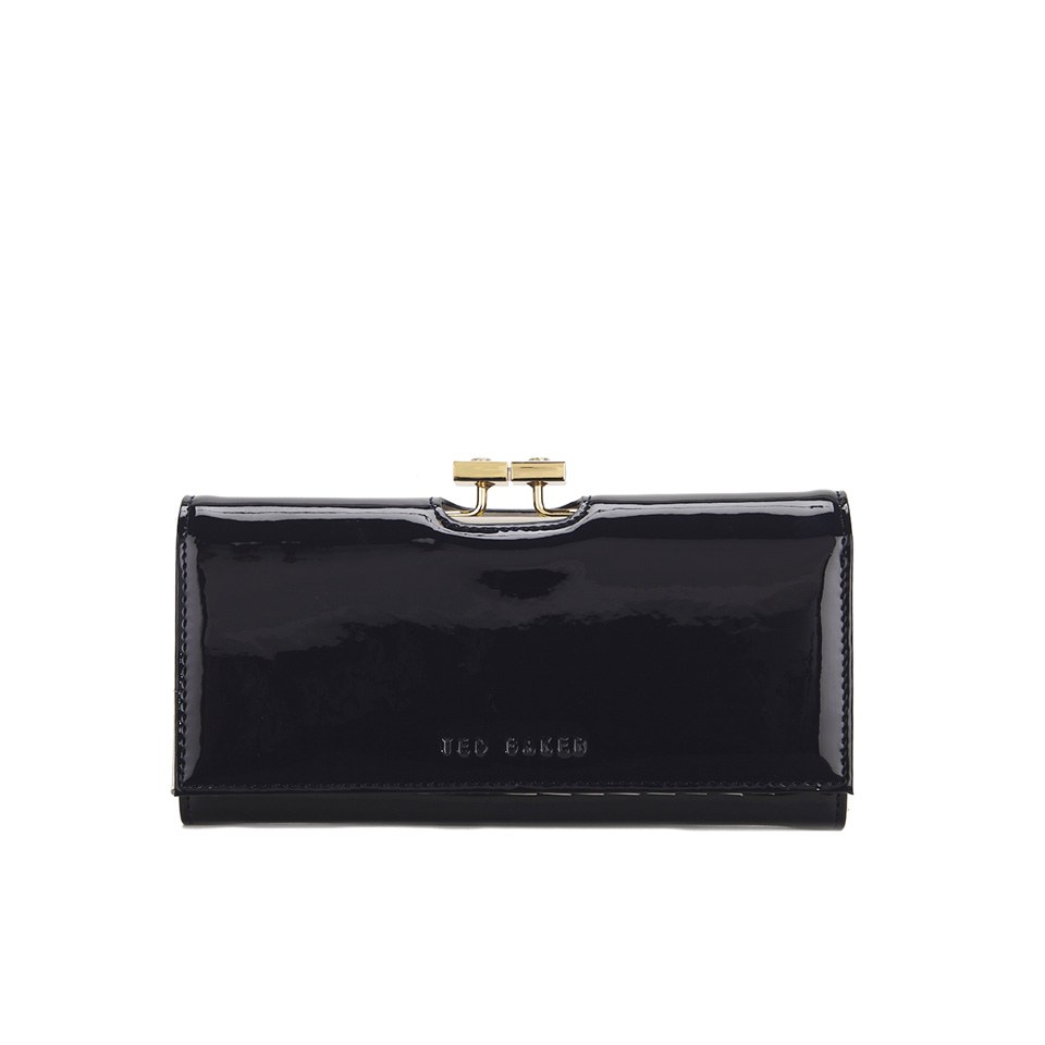 Ted Baker Women's Kodee Crystal Top Patent Matinee Purse - Navy