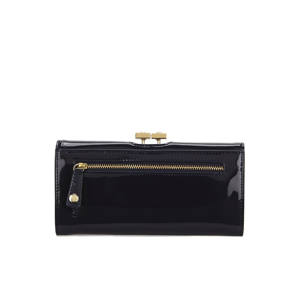 Ted Baker Women's Kodee Crystal Top Patent Matinee Purse - Navy