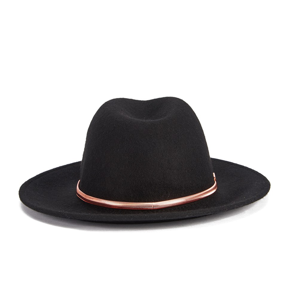 Ted Baker Women's Carina Band Detail Felt Fedora - Black
