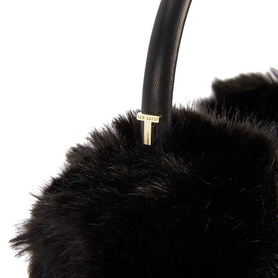 Ted Baker Women's Toree Faux Fur Ear Muffs - Black
