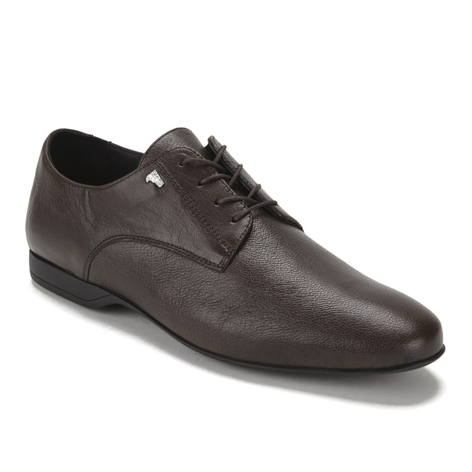 Versace Collection Men s Lace Up Leather Derby Shoes Testa Di Moro Coggles