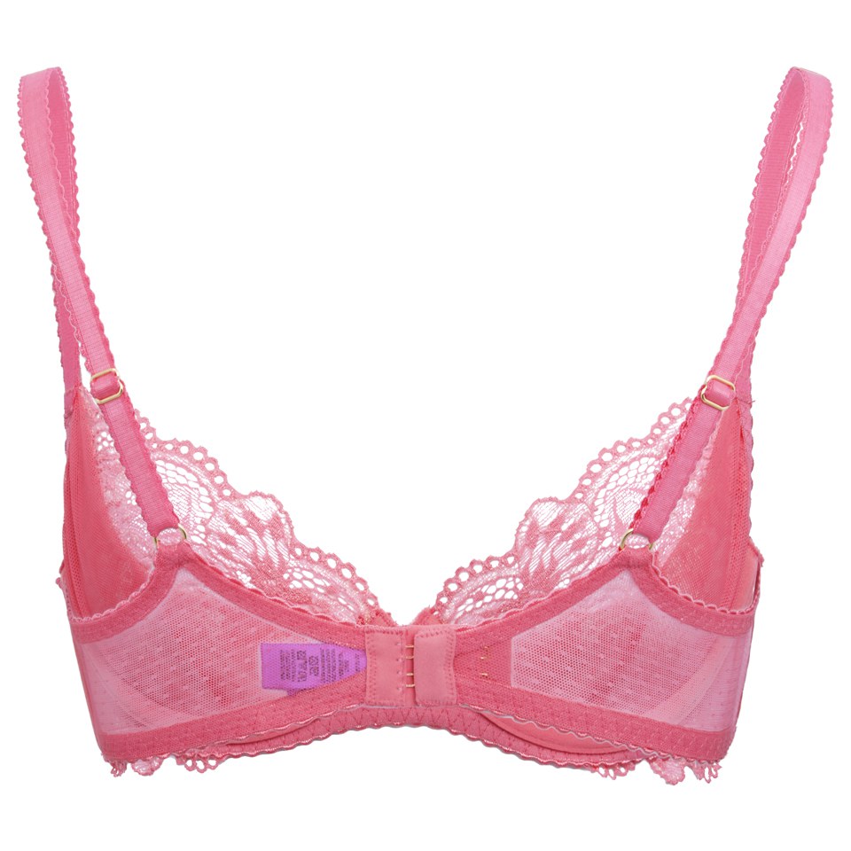 L'Agent by Agent Provocateur Women's Mirabel Non-Padded Balcony Bra - Lipstick