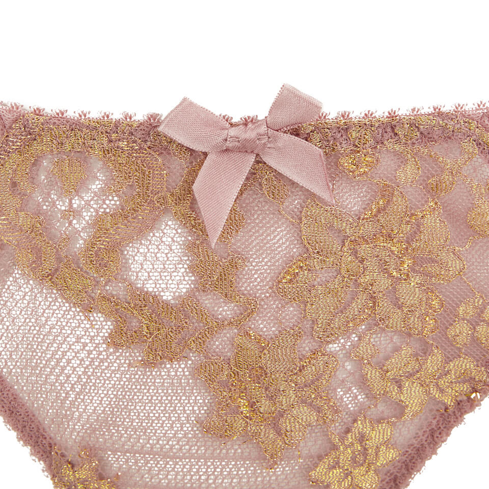 L'Agent by Agent Provocateur Women's Iana Thong - Taupe/Gold