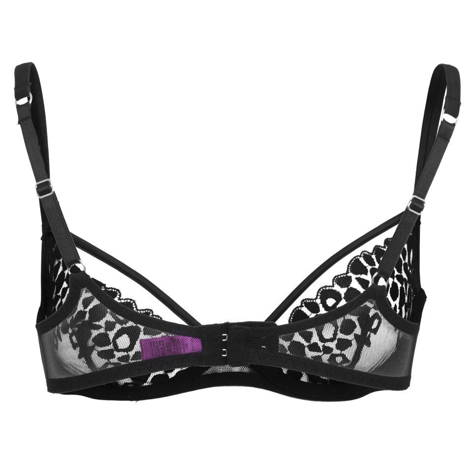 L'Agent by Agent Provocateur Women's Odessa Non-Padded Demi Bra - Black