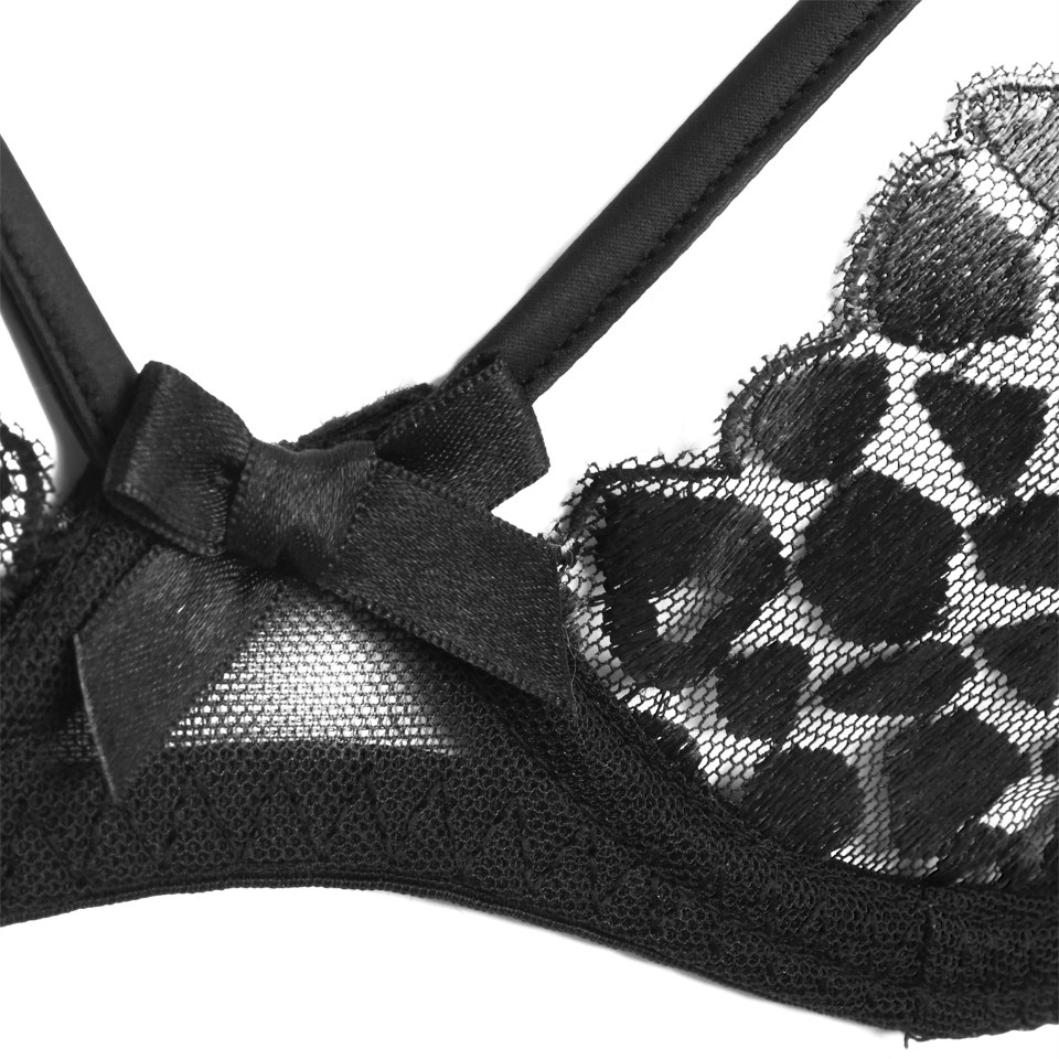 L'Agent by Agent Provocateur Women's Odessa Non-Padded Demi Bra - Black
