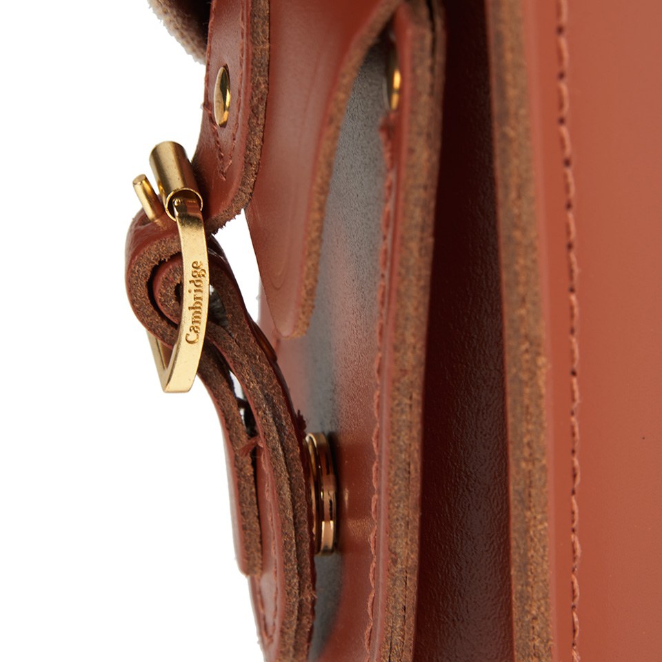The Cambridge Satchel Company Men's Multi Pocket Satchel - Russet