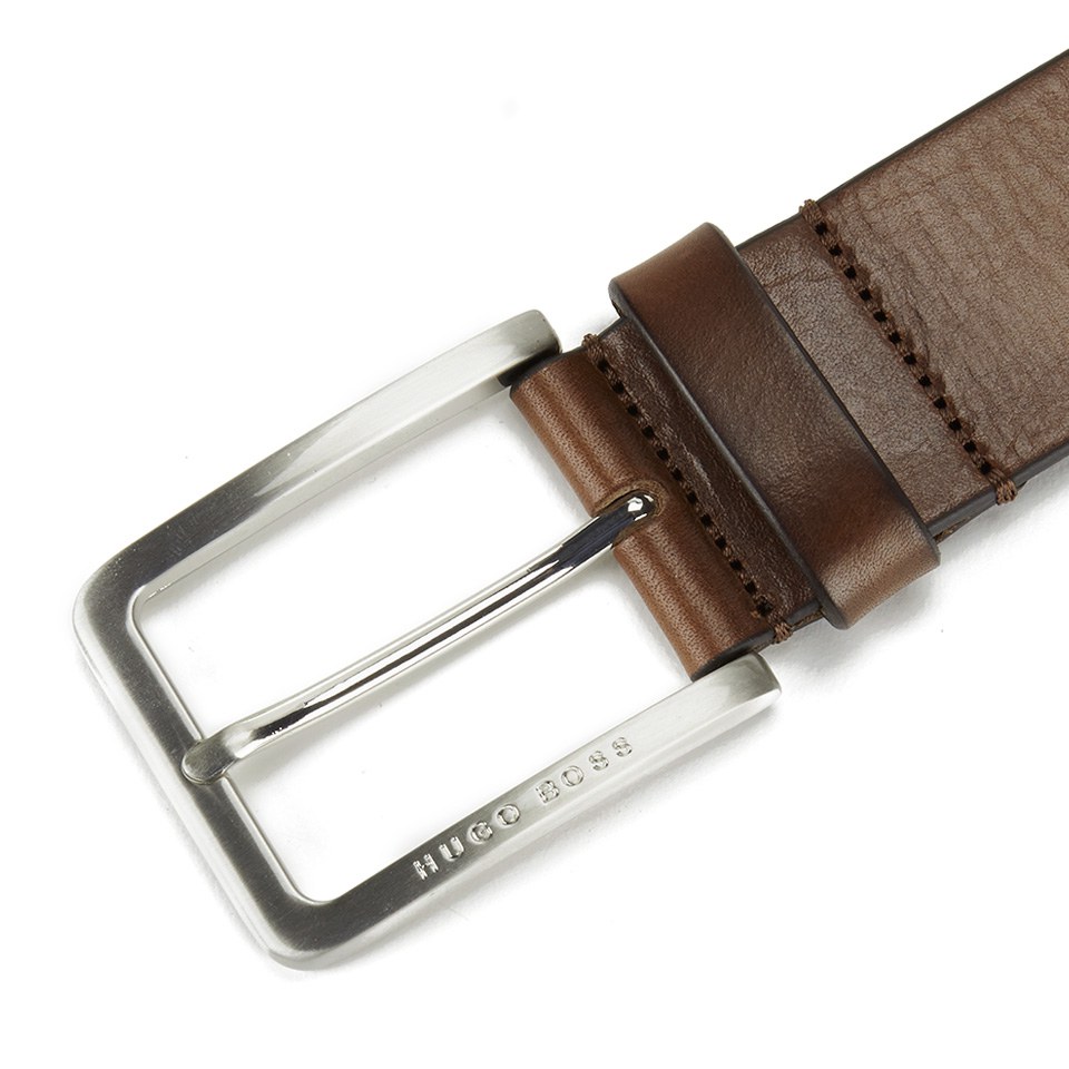 BOSS Hugo Boss Men's Serrano Leather Belt - Tan