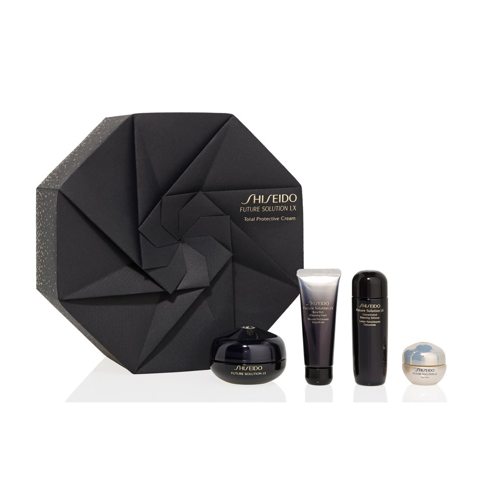 Kit de Vacaciones Crema para Ojos y Labios Shiseido Future Solutions LX