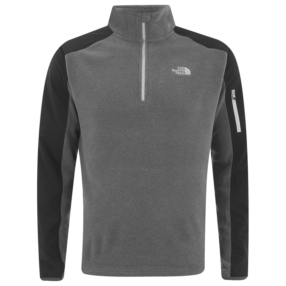 The North Face Men s Glacier Delta Quarter Zip Micro Fleece Graphite Grey Coggles