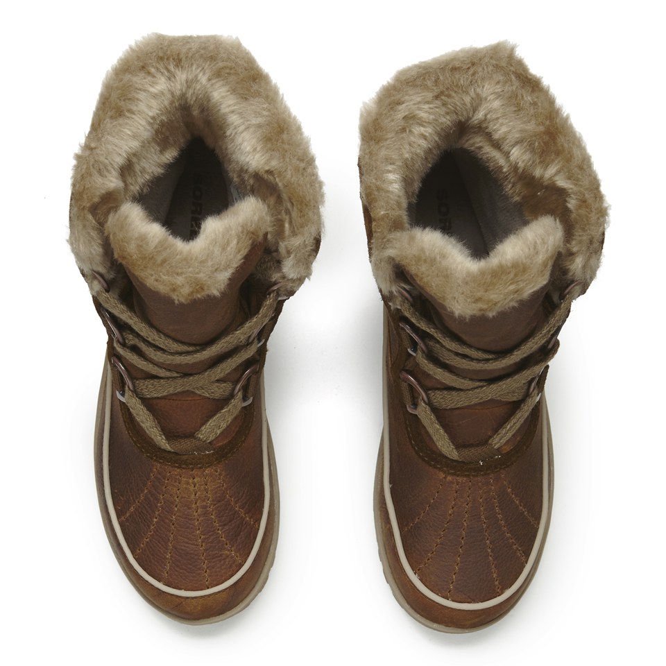 Sorel Women s Tivoli II Premium Leather Ankle Boots Autumn Bronze Allsole