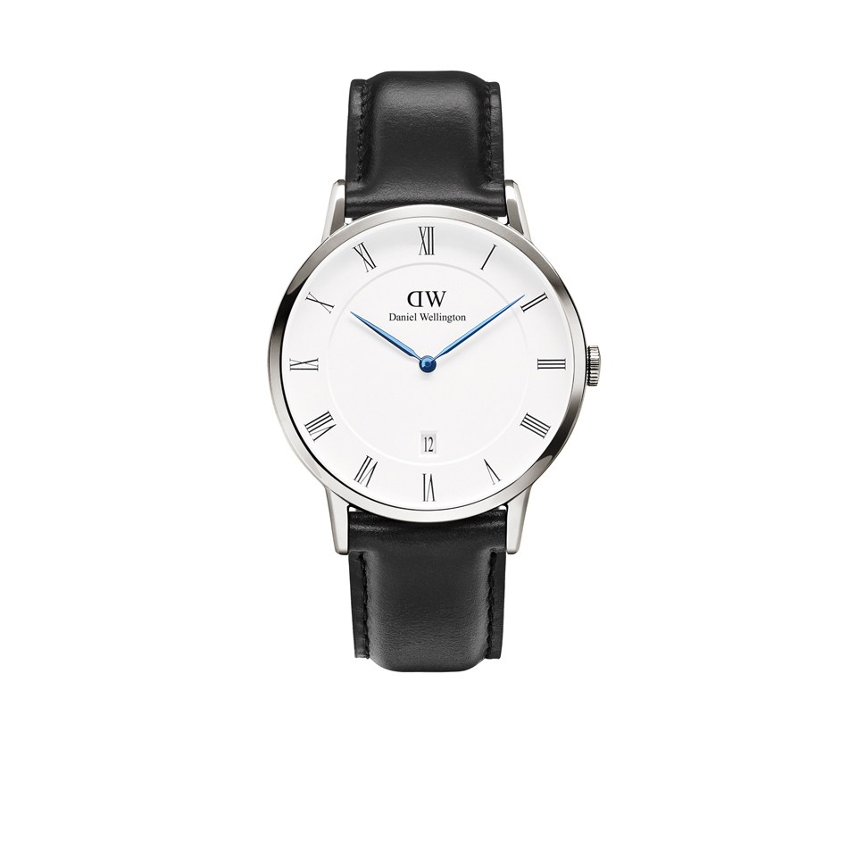 Daniel Wellington Sheffield Silver Dapper Watch Black