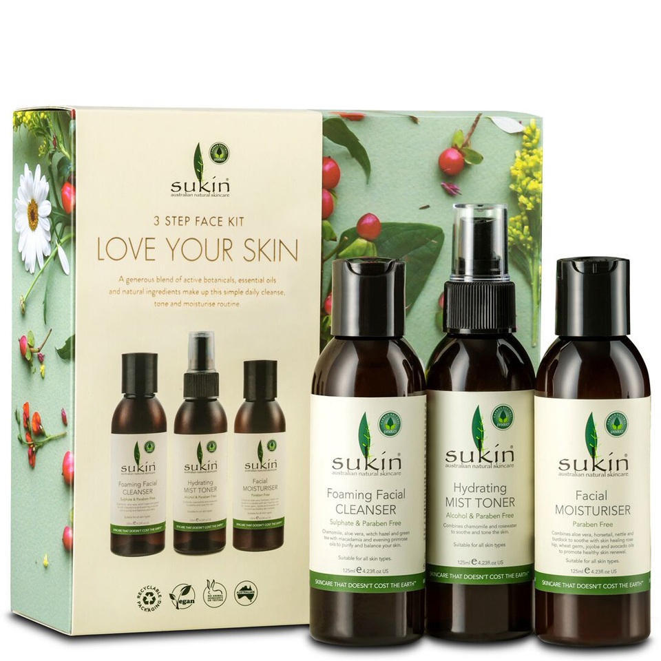 Sukin Love Your Skin Pack 3 x 125ml