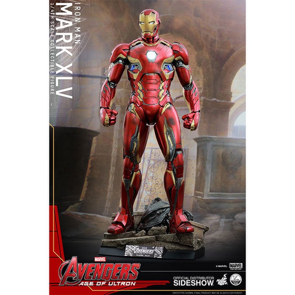 Hot Toys Marvel Avengers Age Of Ultron Iron Man Mark XLV 1:4 Scale