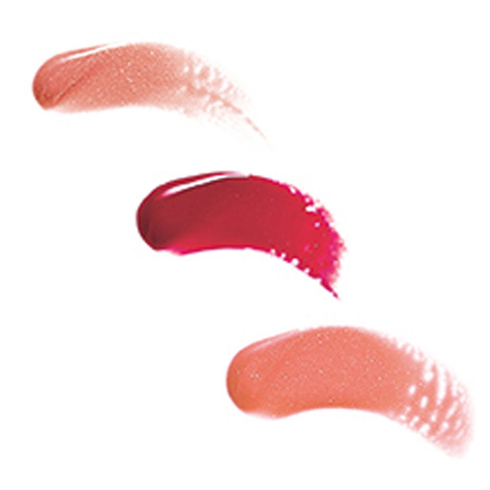Elizabeth Arden Beautiful Color Lip Gloss Trio - Coral Kiss, Precious Petal and Red Door Red