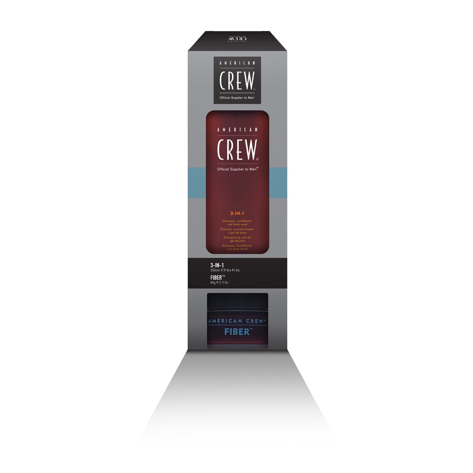 American Crew Fiber Pack (Includes Free 3-in-1 Hair & Body Wash 250ml)
