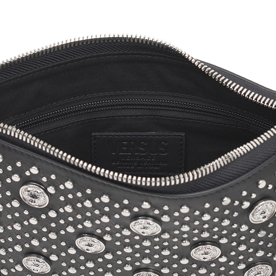 Versus Versace Women's Studded Clutch Bag - Black