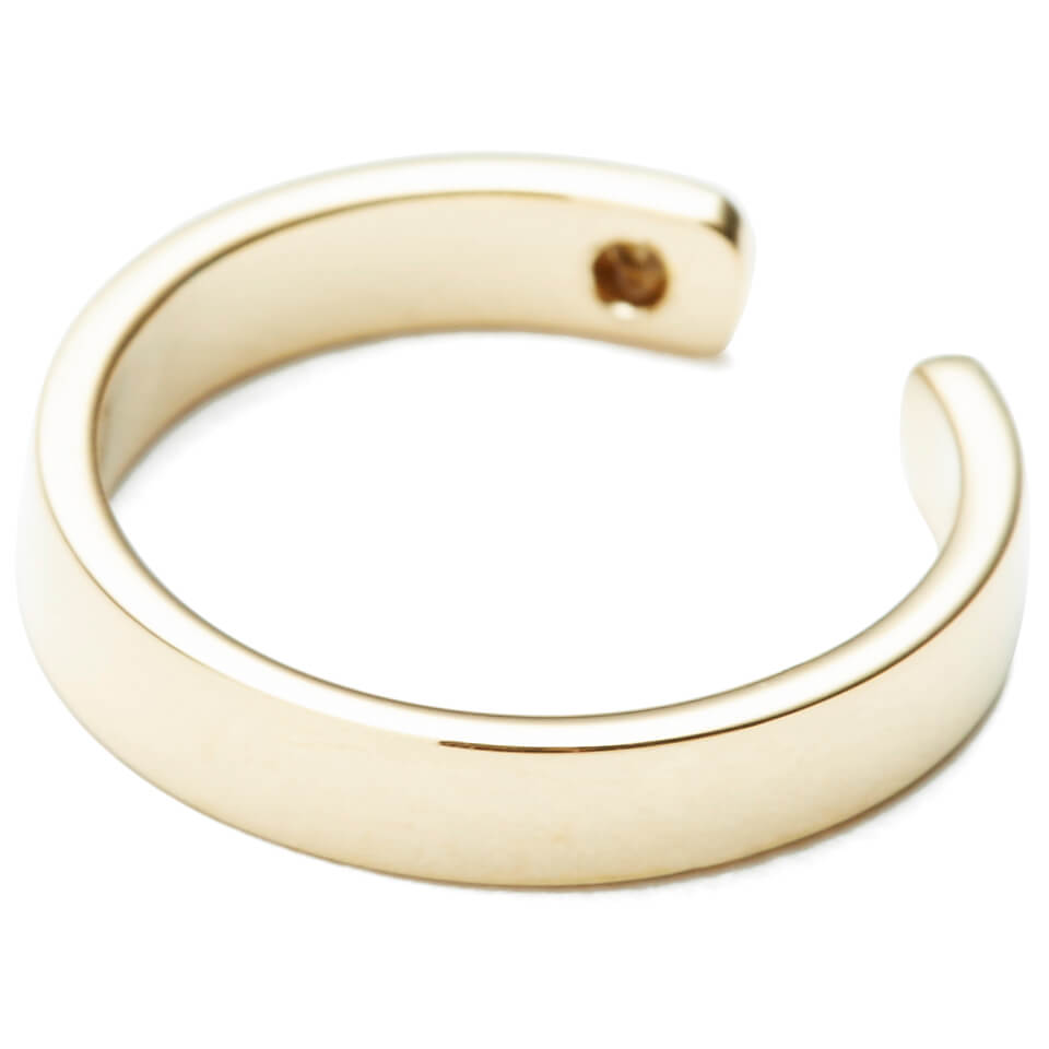 Maria Francesca Pepe Women's Bullet and Pearl Midi Ring Set - Gold