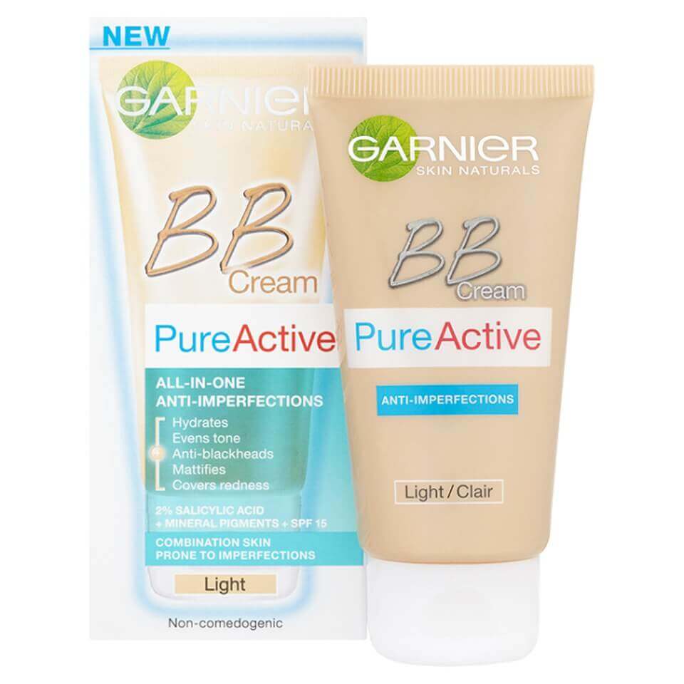 Garnier Pure Active BB Cream Light for Blemished Skin 50ml