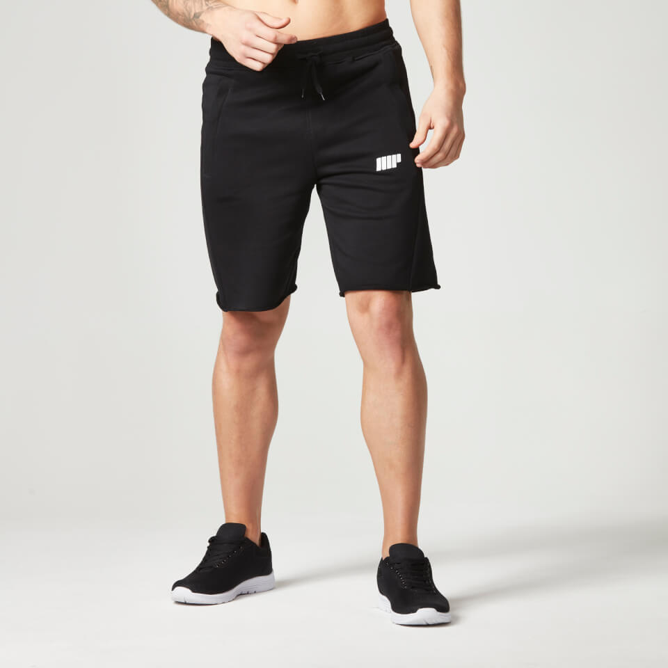 Myprotein Men's Cut Off Shorts with Zip Pockets - Black - L - Black