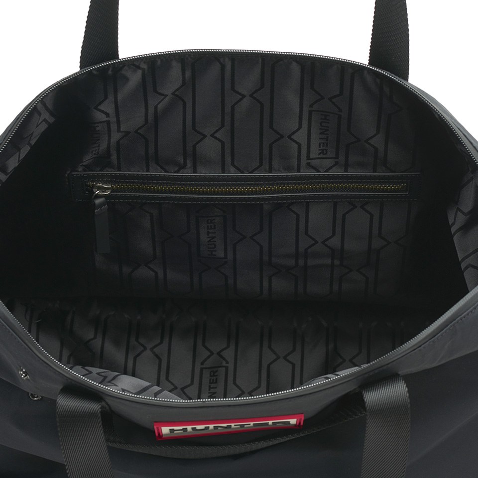 Hunter Women's Original Nylon Moustache Packable Weekender Bag - Black