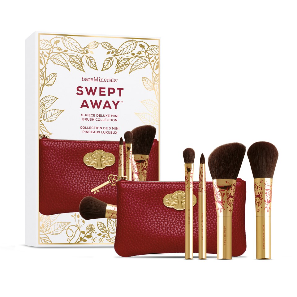 bareMinerals® Swept Away 5-piece Luxe Mini Brush Collection