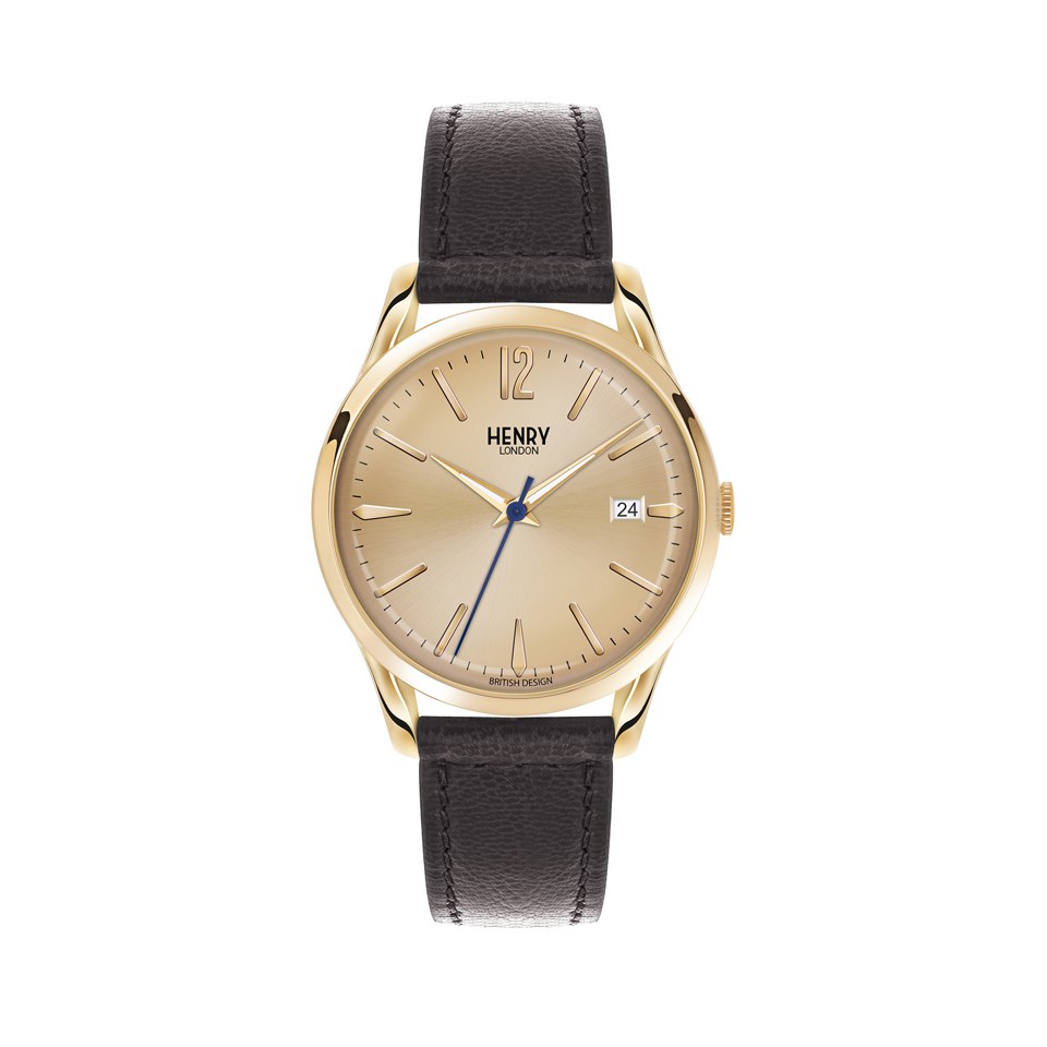 Henry London Westminster Watch - Black/Gold